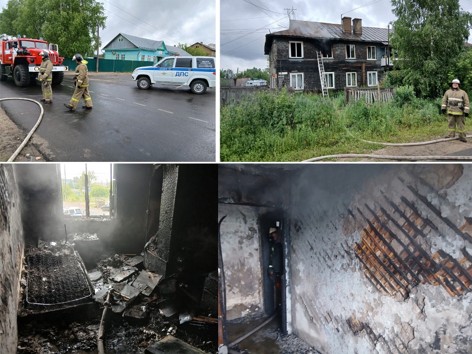 Вновь пожар в жилом доме