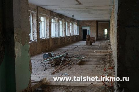 Капитальный ремонт школы №14 в Тайшете