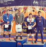 В Красноярске завершился чемпионат Сибирского федерального округа по вольной борьбе среди мужчин. Шота Кортиев из Майска стал бронзовым призером соревнований в весовой категории 125 кг.