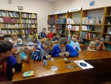  час Триколор цвета  флага  в Тубинской библиотеке