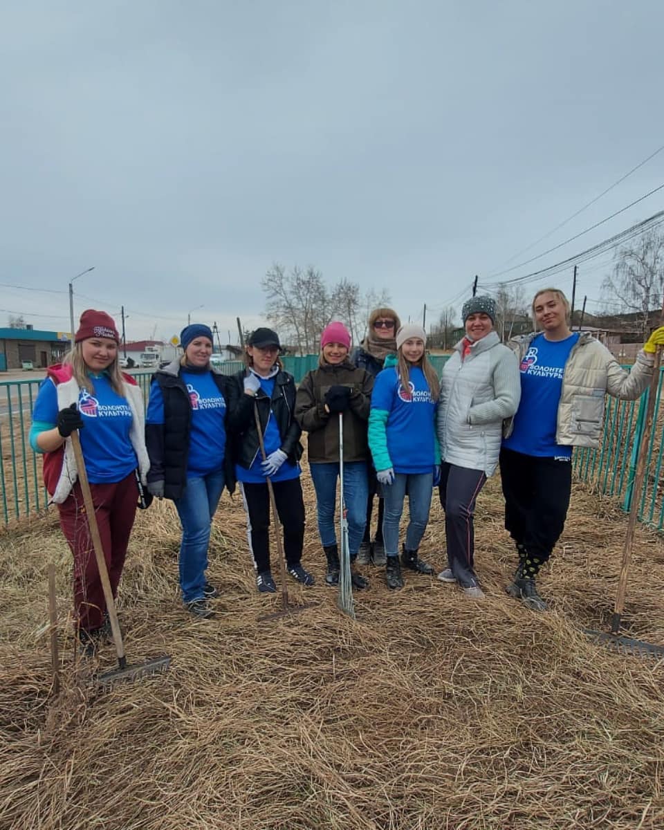Во Всероссийском субботнике 2021 года приняли участие волонтёры культуры Качугского района 