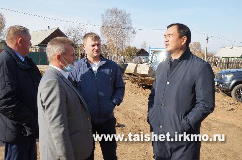 Сергей Тен, депутат Государственной Думы, посетил строящиеся объекты социальной сферы  в Тайшете и Бирюсинске