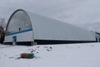 Завершается строительство спортзала-ангара в Лесогорске