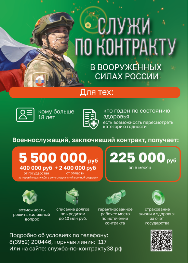 Контракт – выбор тех, кто отвечает за своё будущее. 