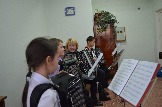 Работа меховой инструментальной группы оркестра