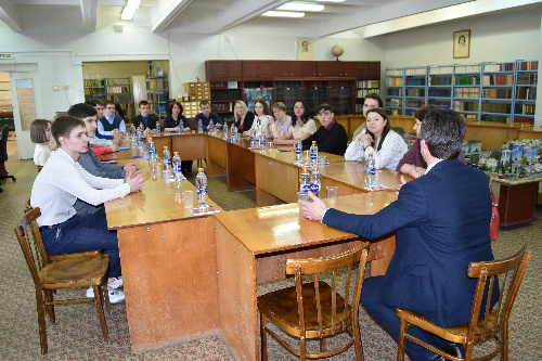 Встреча со студентами и педагогами профессионального колледжа Железногорска-Илимского.