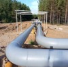 Работы на теплотрассе в Лесогорске продолжаются