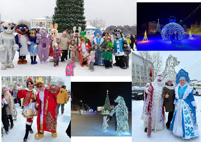 23 декабря на площади у главной Ëлки города Железногорска-Илимского глава города П.Н.Березовский дал старт новогодним праздникам - открытием городской елки!