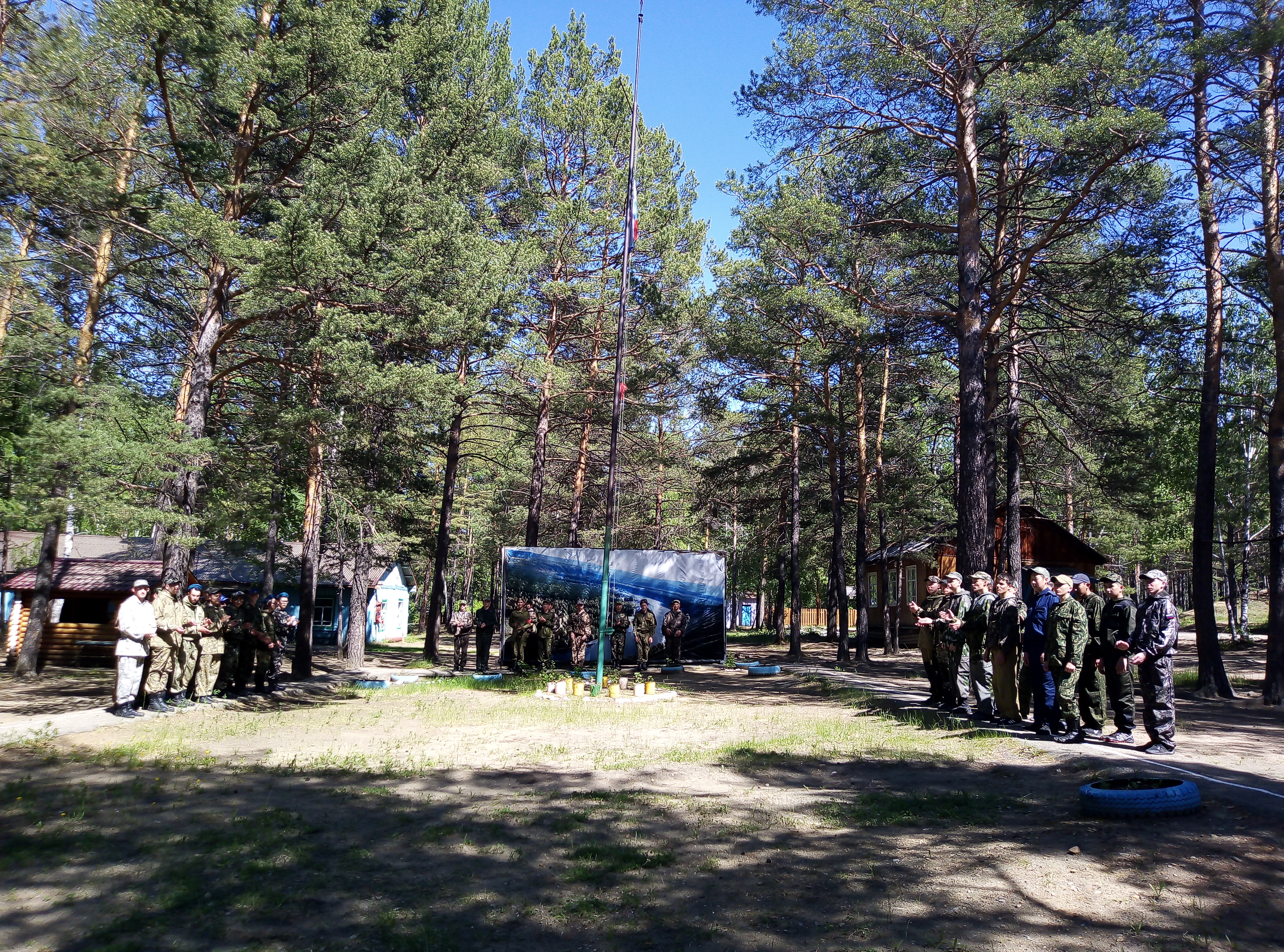 Ежегодные военно-полевые сборы в лагере "Лена"