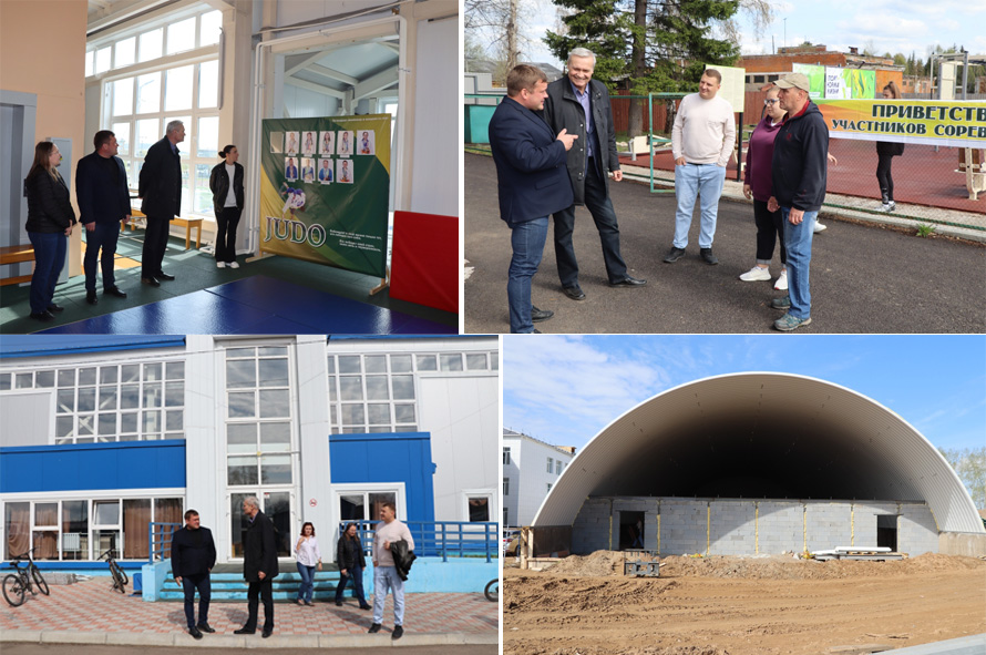 Район посетил министр спорта Иркутской области Павел Богатырев
