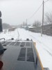В отдаленных поселках идет снегоочистка