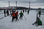 Соревнования хоккей в валенках