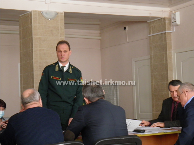 Заседание комиссии по чрезвычайным ситуациям и пожарной безопасности по Тайшетскому району