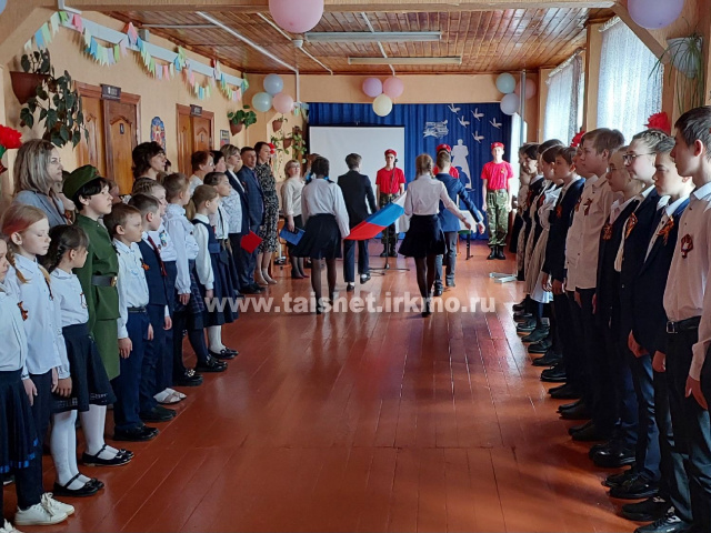 Открытие "Парты Героя" в Березовской средней школе