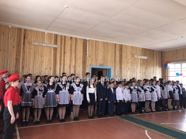 Открытие "Парты Героя"  в Квитокской школе