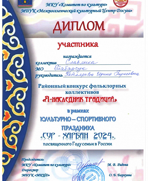 Наши достижения 2024