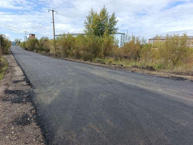 В Тайшете завершился ремонт улицы Транспортная