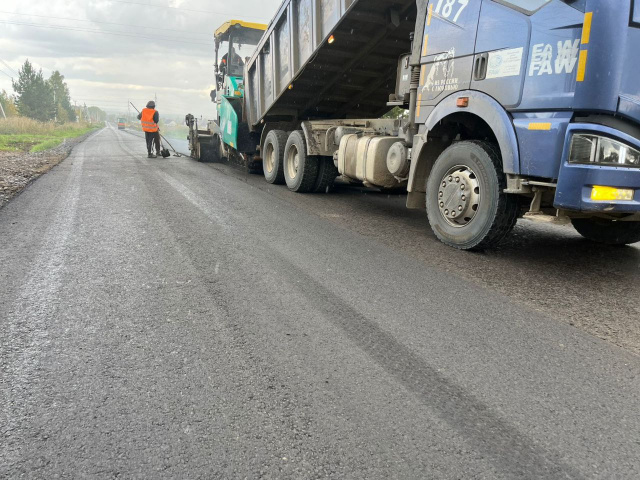 Въезд в город со стороны бывшего аэропорта по улице Пушкина приведен в порядок