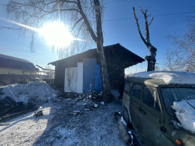 Вчера в Тайшете произошел пожар