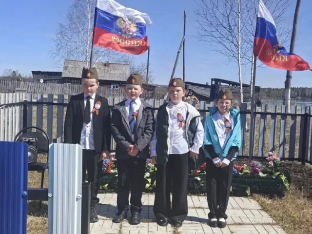 Празднование 9 мая в Новобирюсинском
