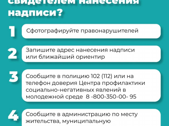 Что делать, если Вы обнаружили надписи, содержащие рекламу наркотиков?