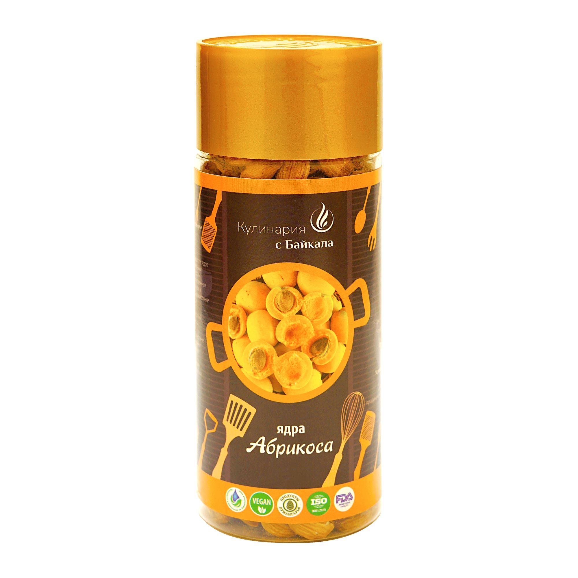 Ядра абрикоса, «Кулинария с Байкала», банка ПЭТ, 200 г