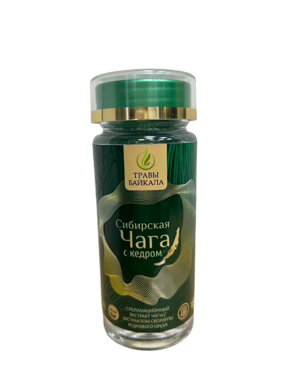 Экстракт чаги «Сибирская чага», с экстрактом скорлупы кедрового ореха, банка акрил, 50 г