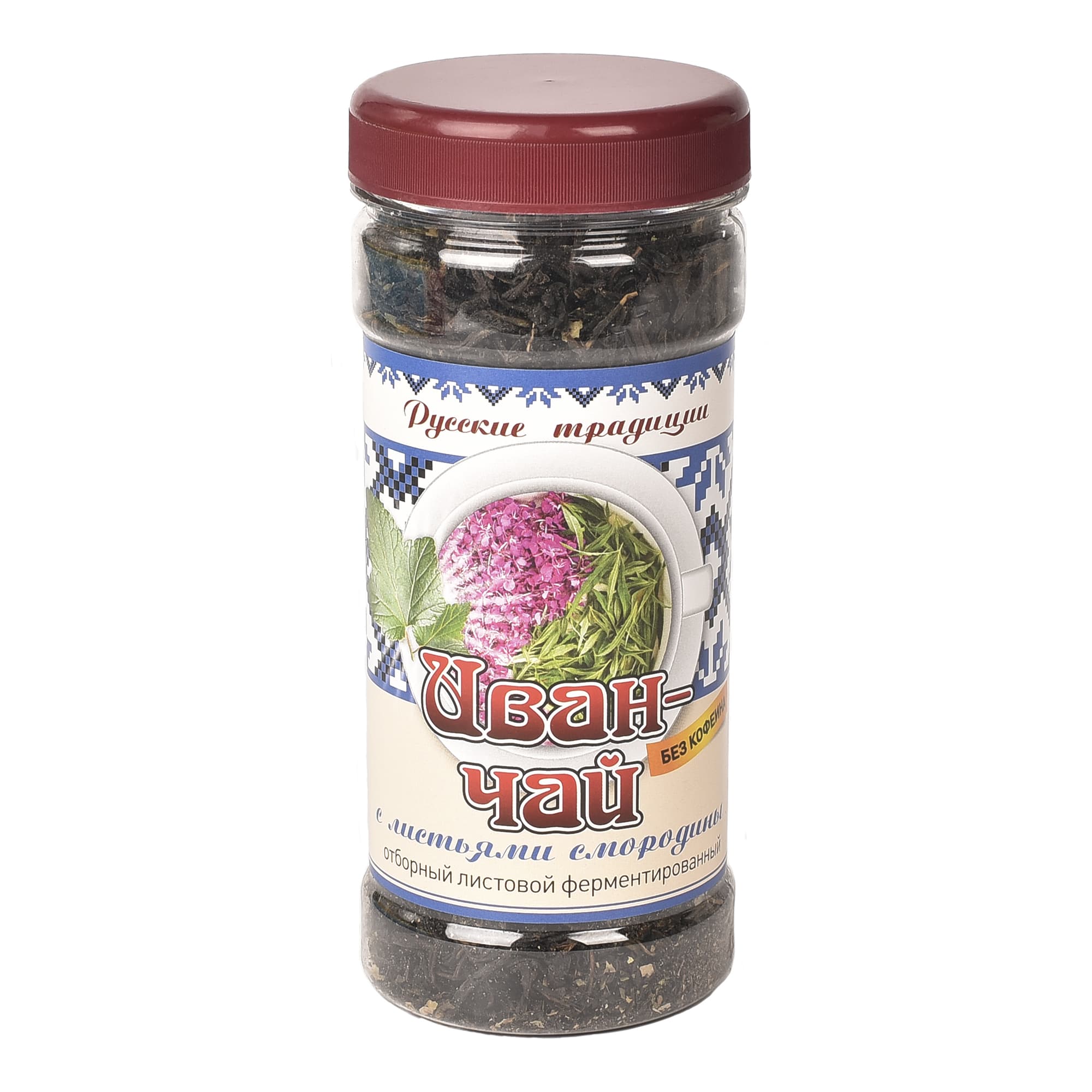Иван-чай с листьями смородины «Экоцвет», банка ПЭТ, 90 г от производителя Травы Байкала купить оптом