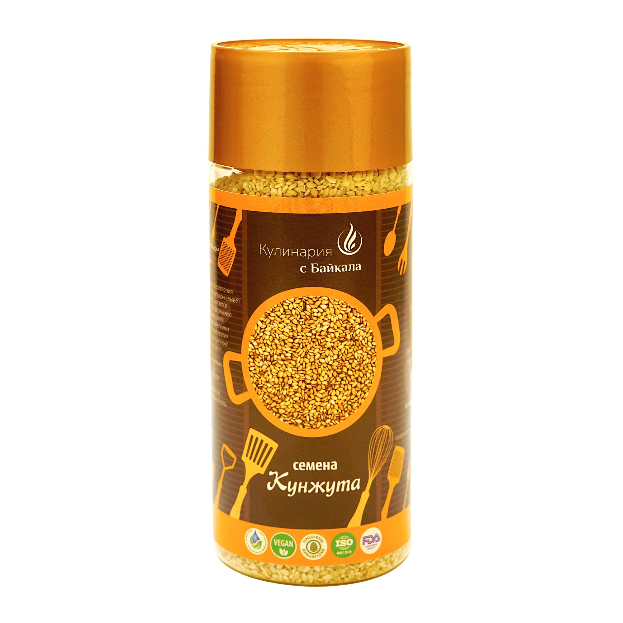 Семена кунжута, «Кулинария с Байкала», банка ПЭТ, 190 г