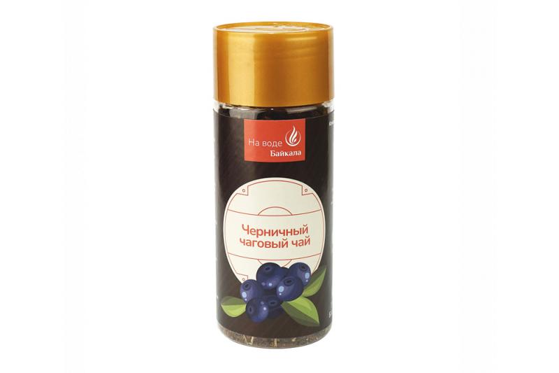 Чаговый чай черничный, банка ПЭТ, 80 г