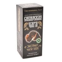Экстракт чаги «Сибирская чага» с повышенным содержанием меланина, банка ПЭТ в коробке, 50 г
