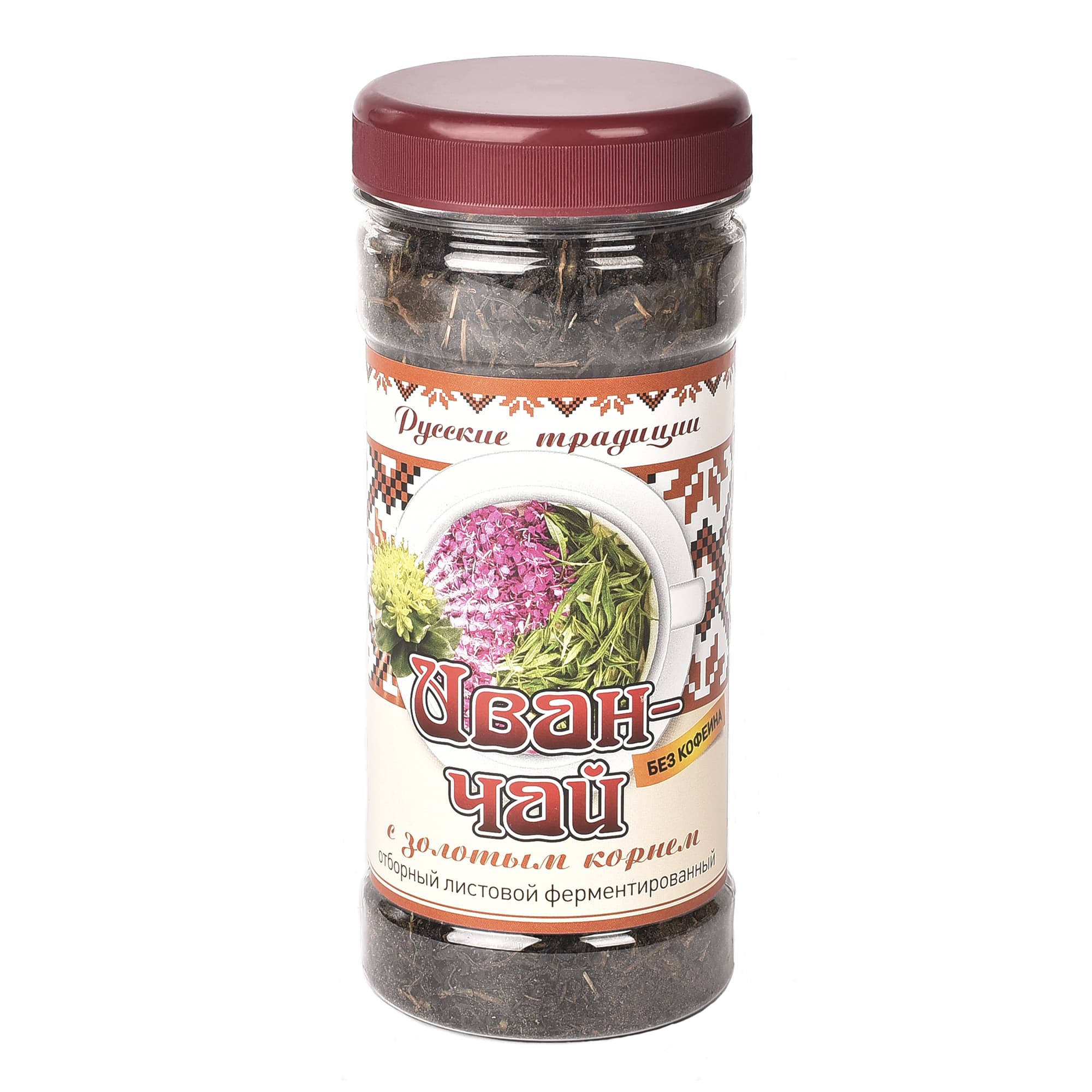 Иван-чай с золотым корнем «Экоцвет», банка ПЭТ, 90 г