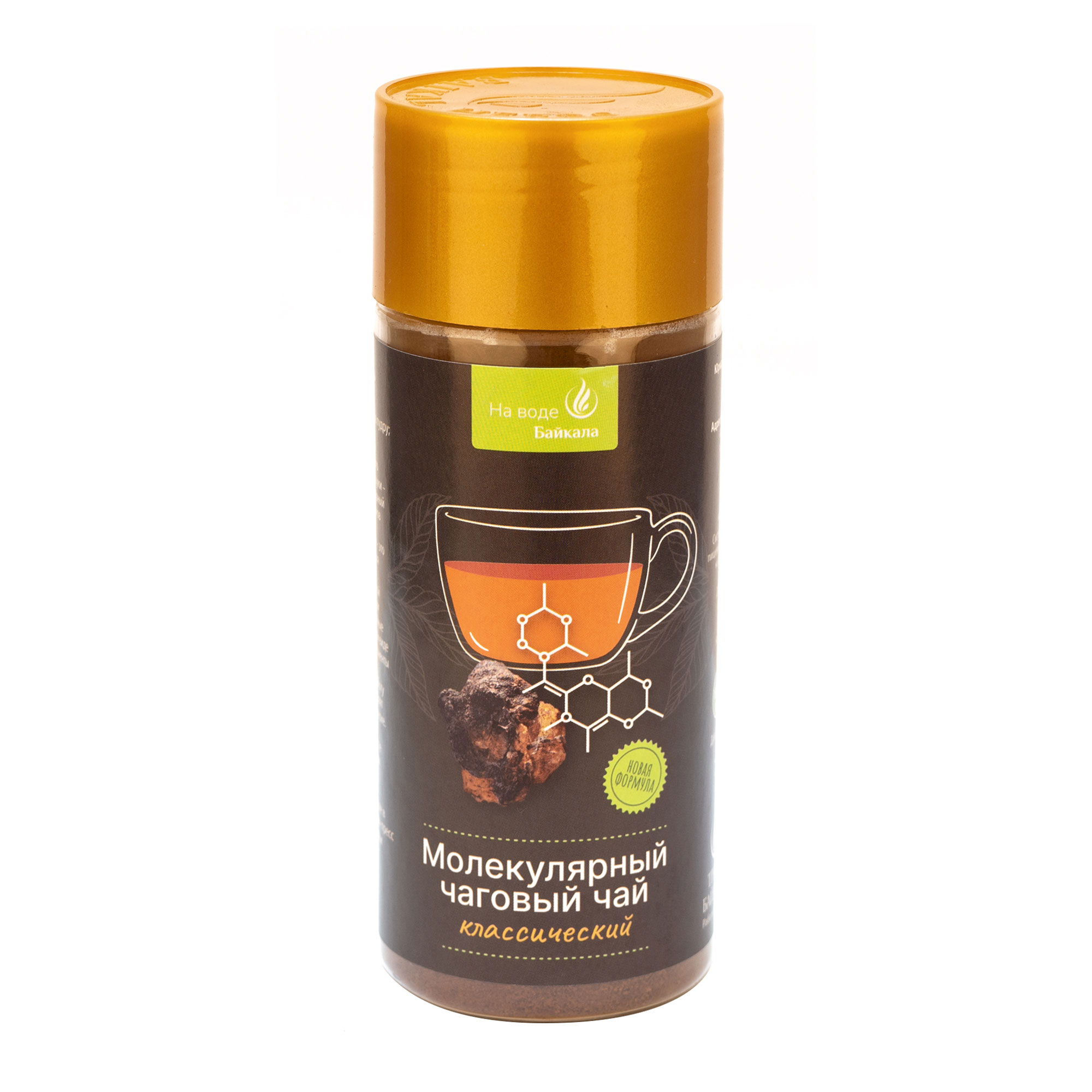 Чай чаговый классический, «Молекулярные чаи», банка ПЭТ, 80 г от производителя Травы Байкала купить оптом