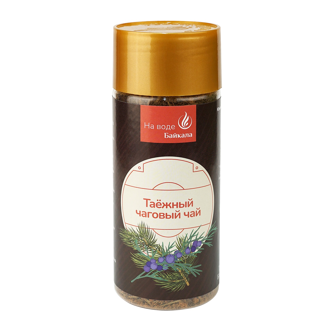 Чаговый чай таежный «На воде Байкала», банка ПЭТ, 80 г от производителя Травы Байкала купить оптом