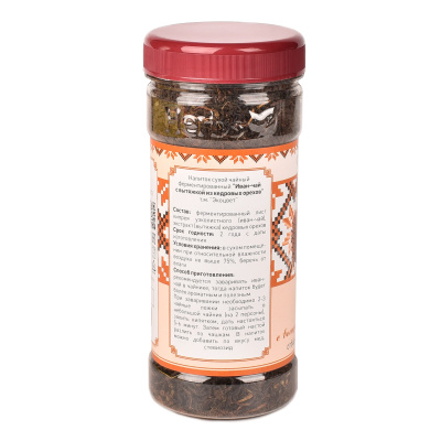 Иван-чай с вытяжкой из кедрового ореха «Экоцвет», банка ПЭТ, 90 г
