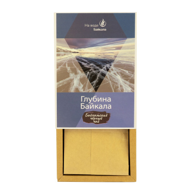 Глубина Байкала, «Байкальский черный чай», коробка картон, 50 г